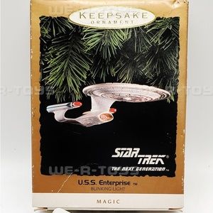Hallmark Keepsake Star Trek The Next Generation U.S.S. Enterprise Magic Ornament